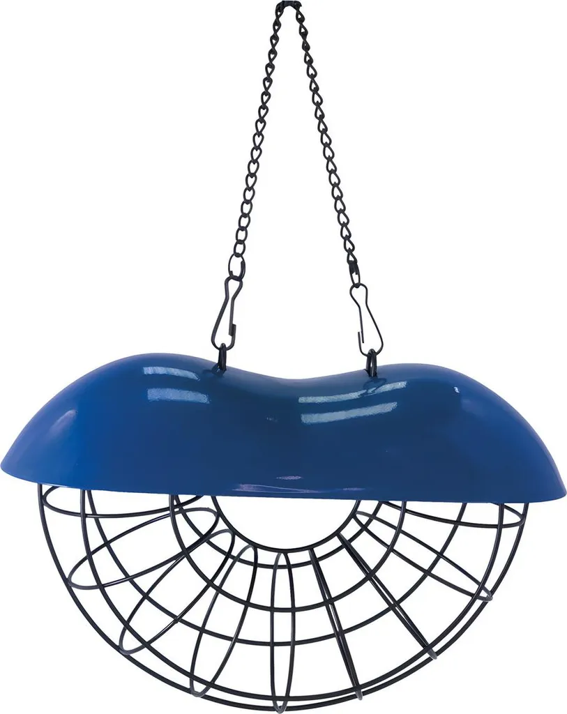Mangiatoia Nobby ad Anello con Tettuccio | Metallo 24x8x15 cm Blu Nero