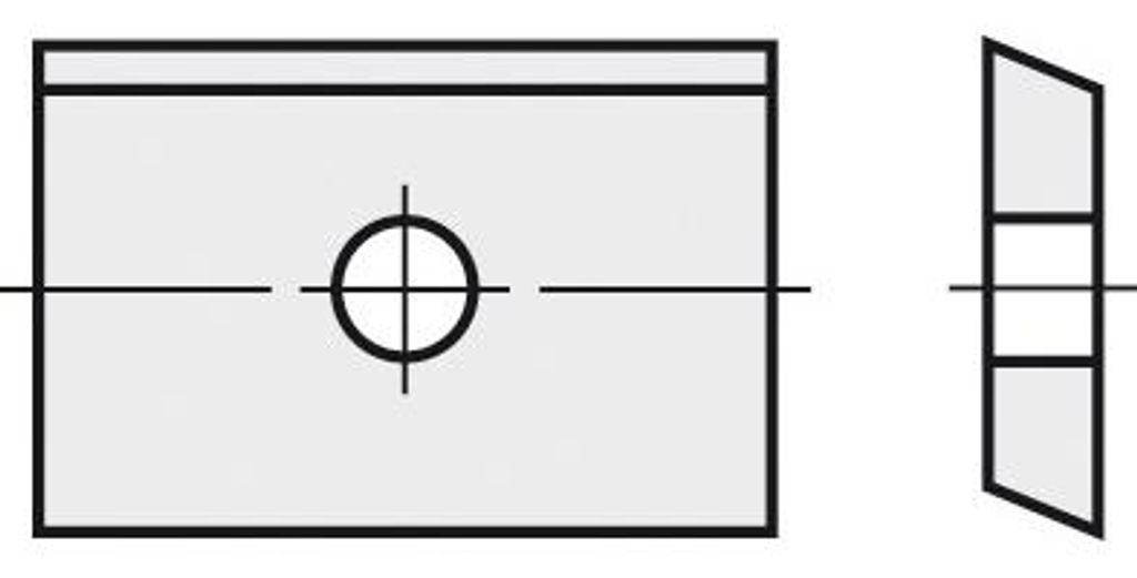BRÜCK HW-WP 12 x 8 x 1,5 mm MG18 für System Oertli | 32128015