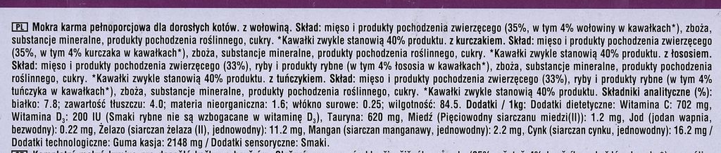 Whiskas Mix Smaków w Galaretce – Nassfutter für Katzen – 40 Produktbild 