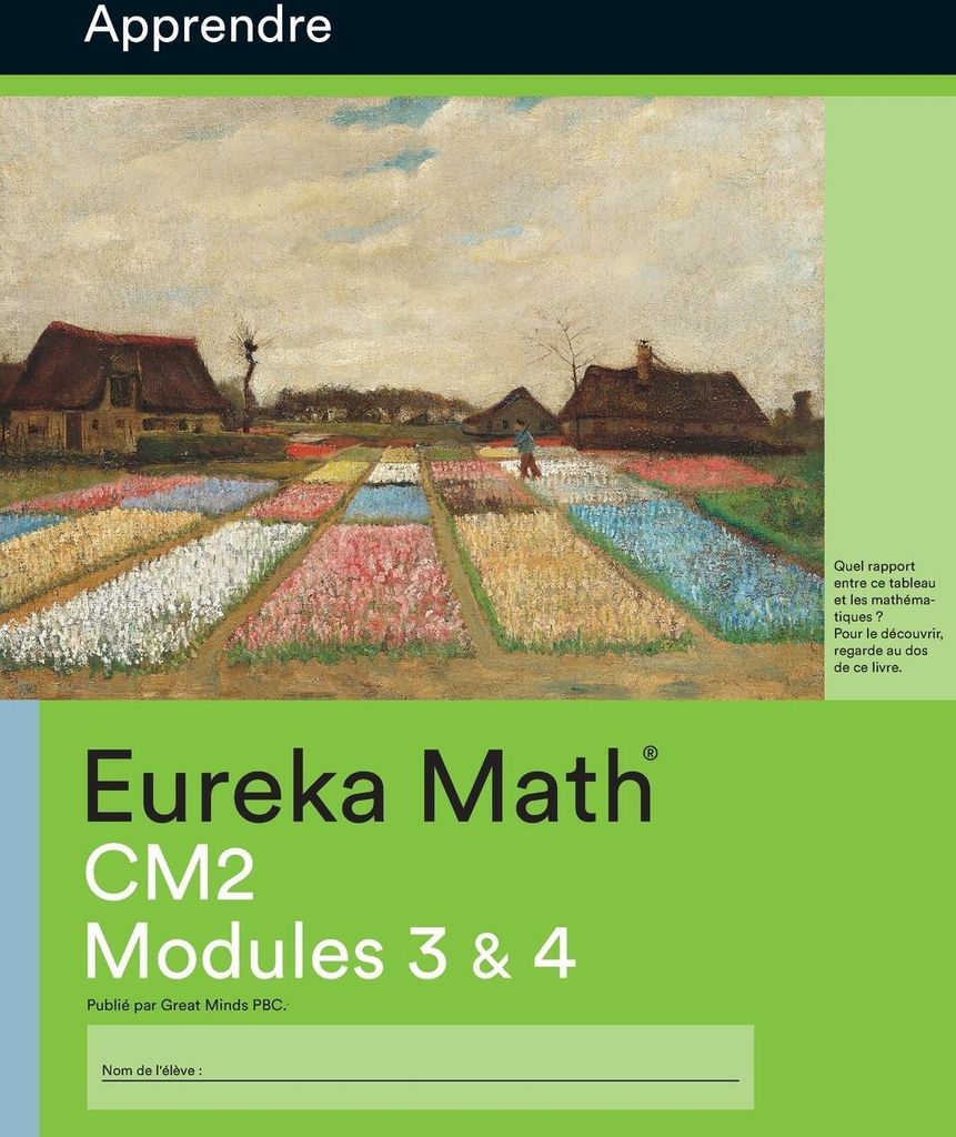 French - Eureka Math Grade 5 Learn Workbook #2 (Modules 3-4)