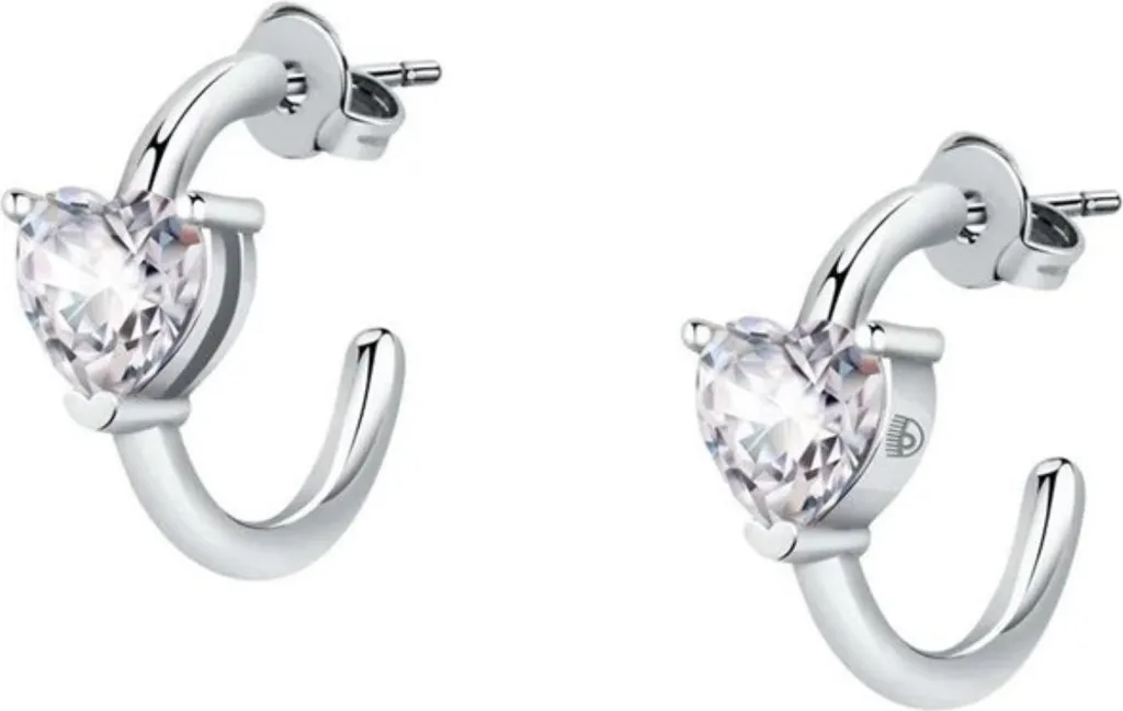 Boucles d'oreilles Chiara Ferragni J19AUV31 Diamond Heart Argentées