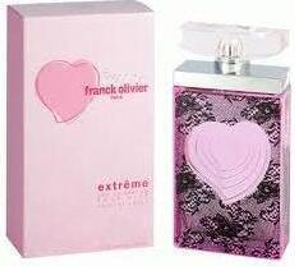 A perfume box and bottle are displayed side-by-side against a white background.