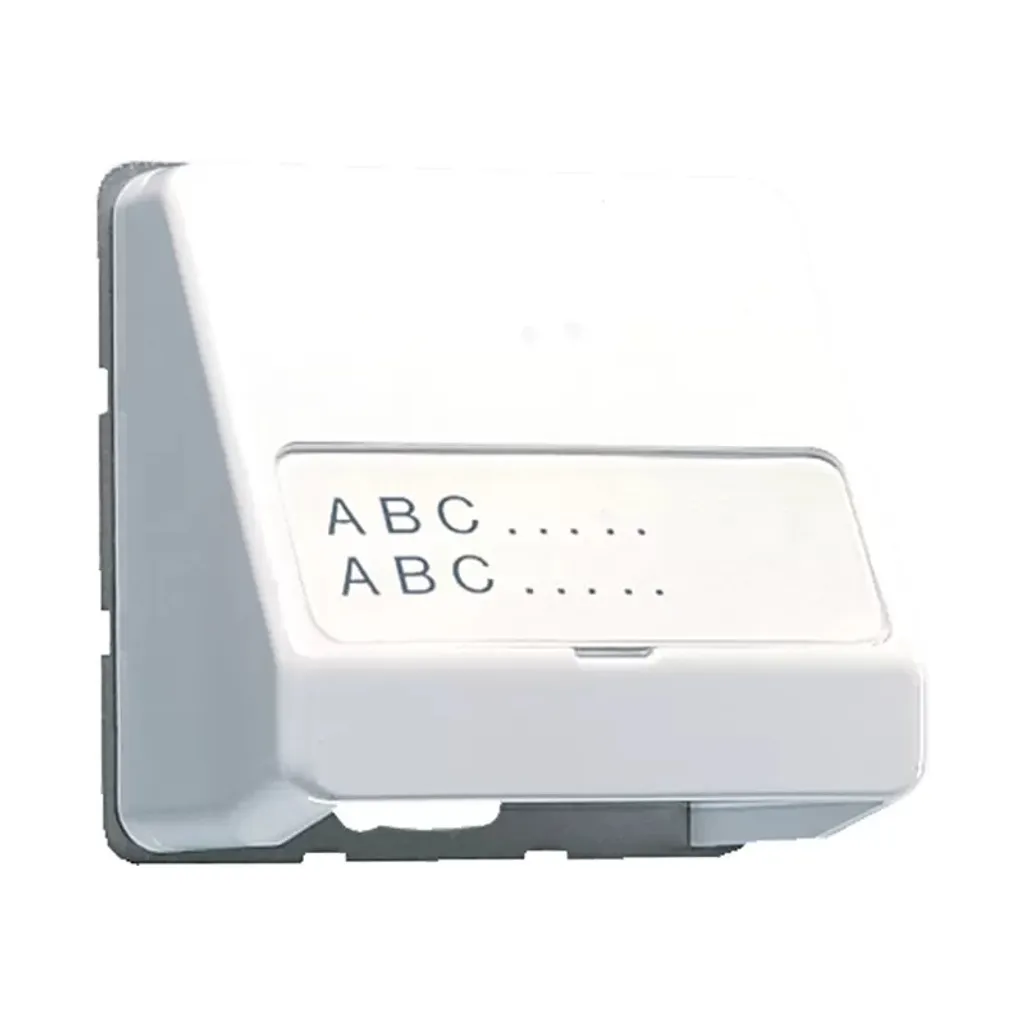 Boîtier Jung CD554WW blanc alpin avec support robuste pour données