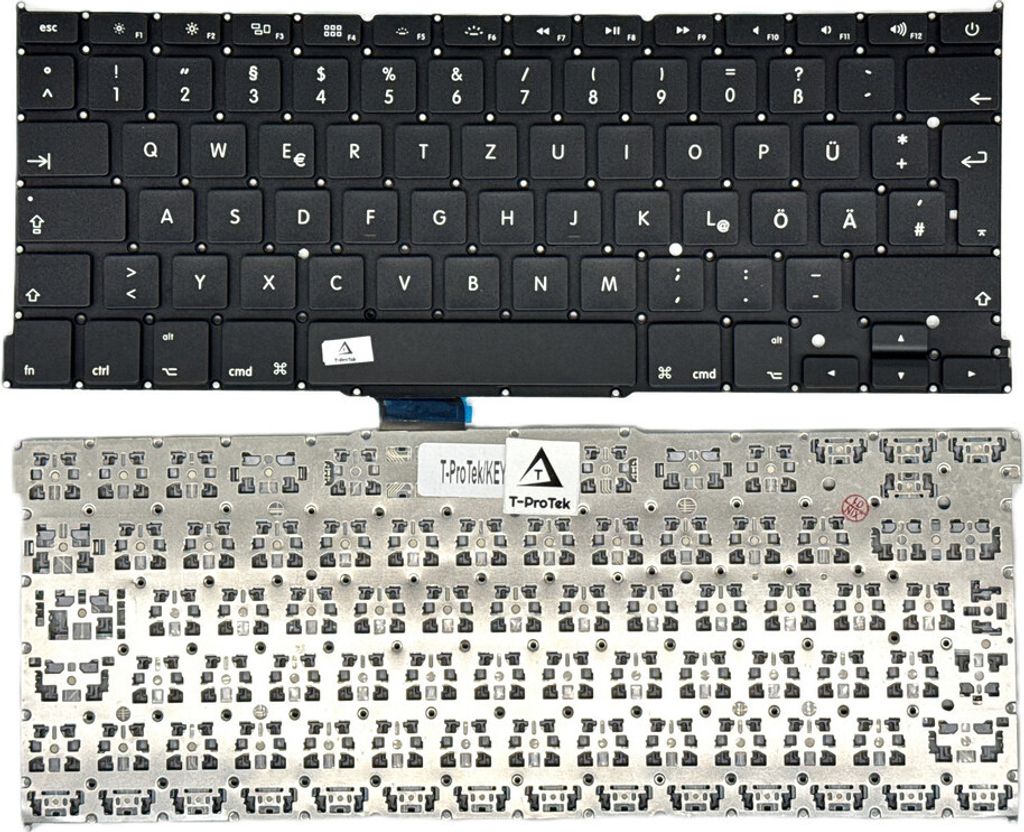 DE - Tastatur ohne Beleuchtung kompatibel für MacBook Pro A1502 "Core i5" 2.8 13"