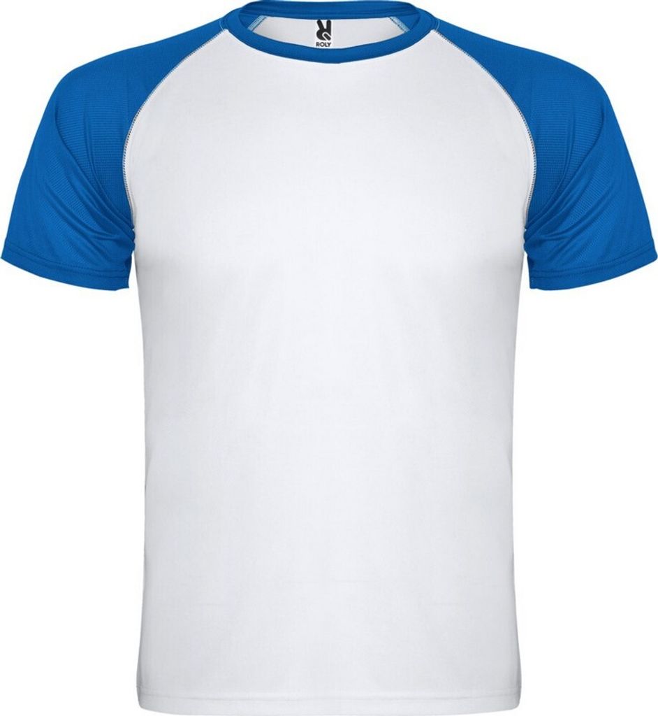 Roly - "Indianapolis" T-Shirt für Herren/Damen Uni - Sport kurzärmlig PF4436 (S) (Königsblau)