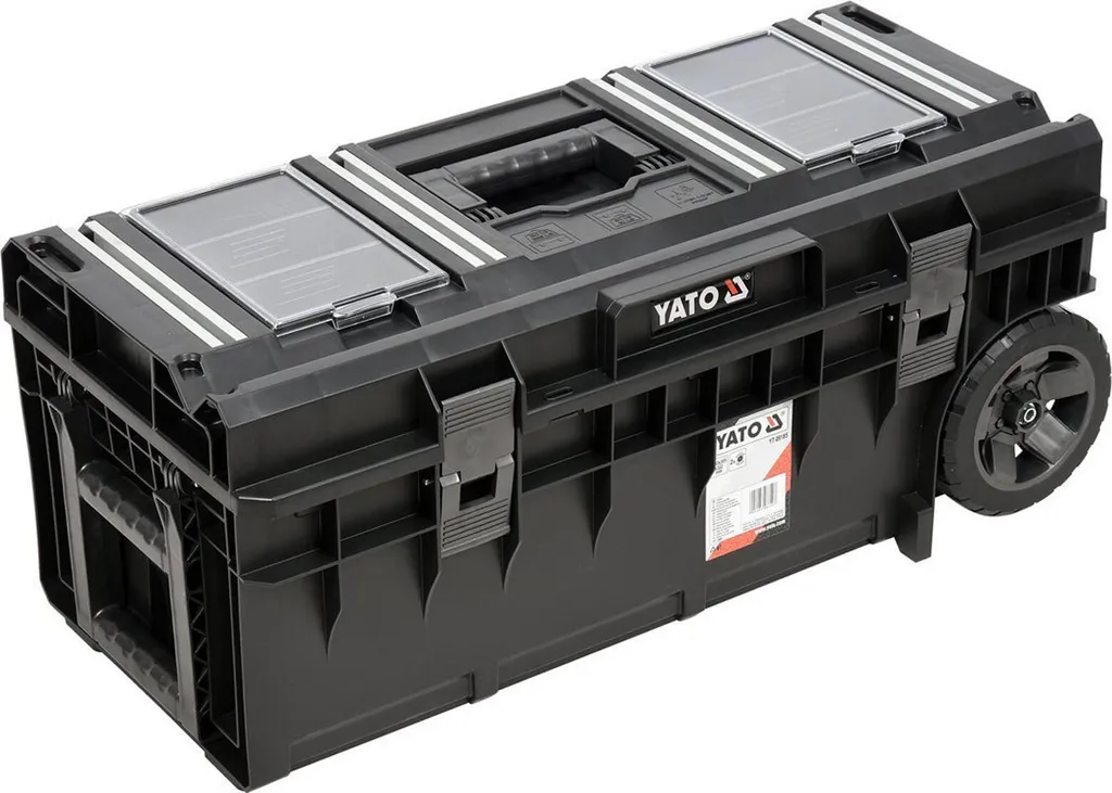 Mallette à outils 793mm mobile avec roues et grande capacité 98L - 7