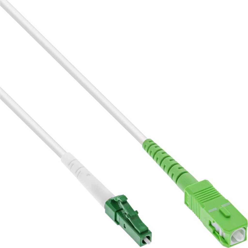 InLine® 88410, single-mode glasvezelkabel, FTTH, LC/APC 8° Productafbeelding 