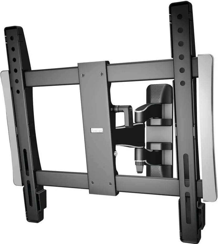 Hama Support mural TV Fullmotion Pro noir inclinaison et rotation 118619