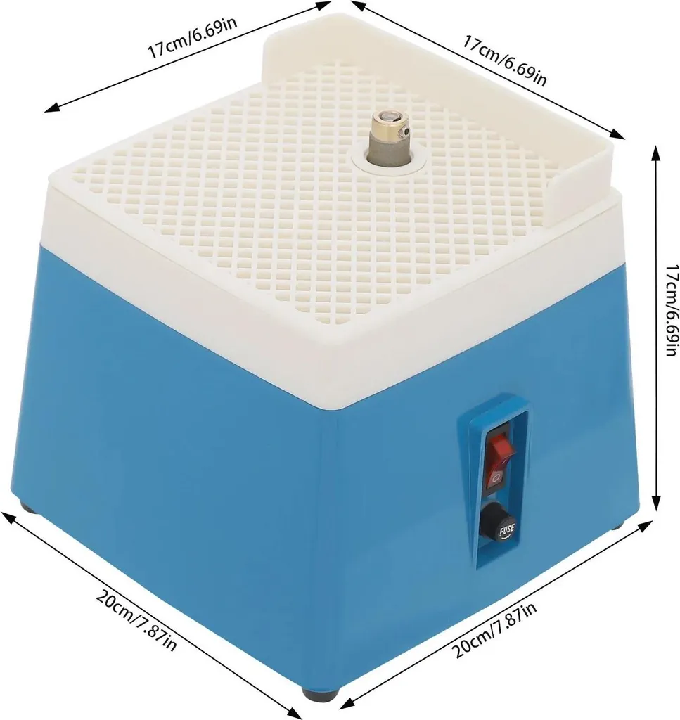 Mini-ponceuse électrique design compact bleue pour un ponçage fin précis - 2