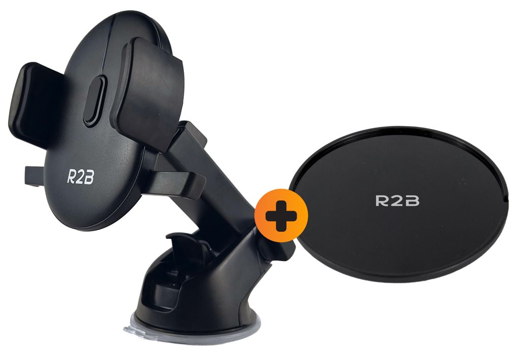 R2B 2-in-1 Handyhalterung – Scheibe & Dashboard inkl. extra Produktbild 