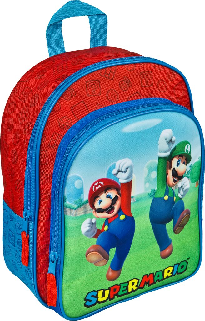 Super Mario - Rucksack - blau/rot Produktbild 