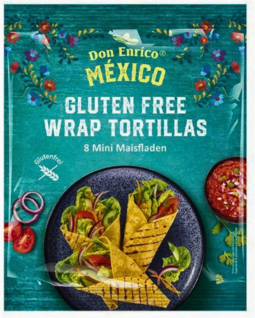 Gluten Free Wrap Tortillas von Don Enrico, 208g