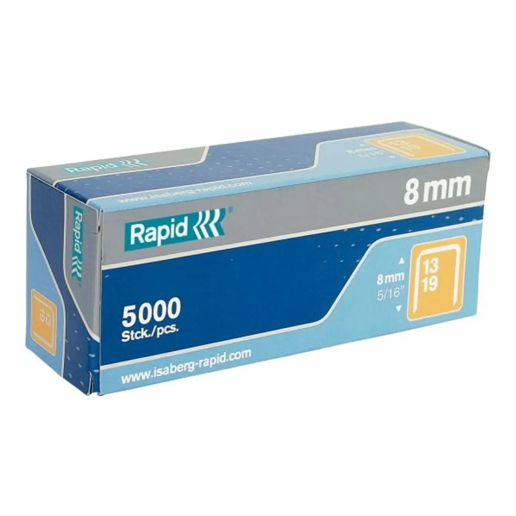 Agrafes pour tapissier n° 13 de 8 mm en Inox - Fixation tissus et cadres