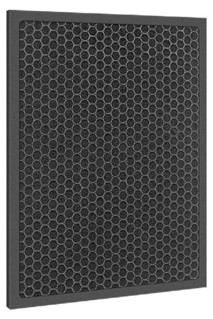 A close-up image of an activated carbon air filter.