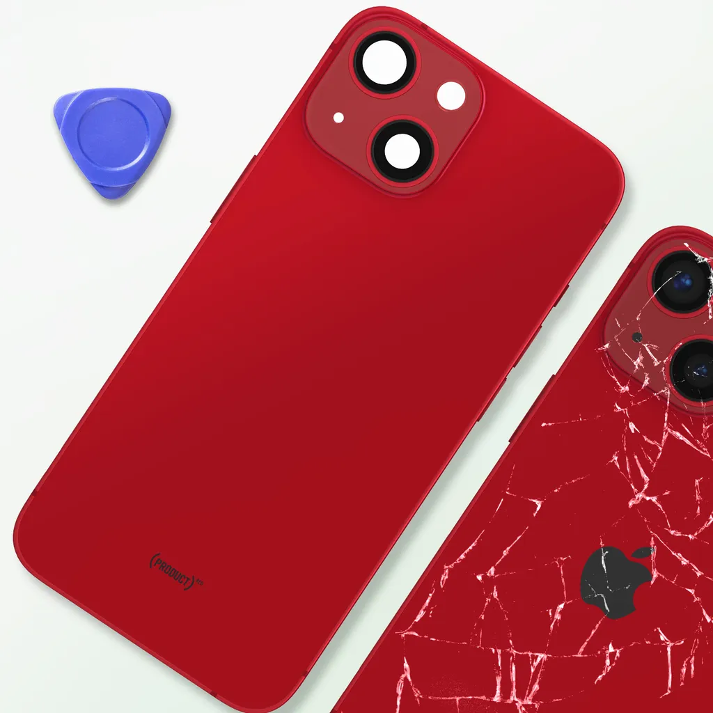 Boîtier rouge iPhone 13 Mini Clappio : autonomie prolongée et sécurité - 3