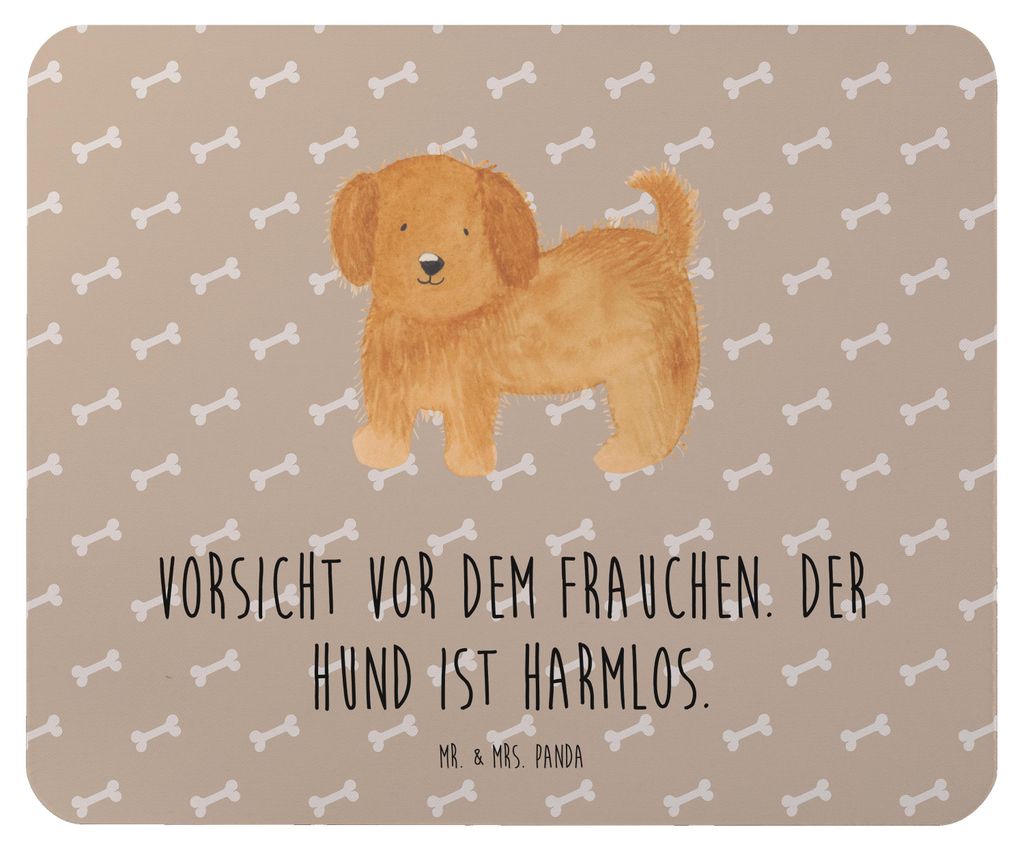 Mr. & Mrs. Panda Mouse Pad Hund Flauschig - Hundeglück - Geschenk, Mousepad, Frauchen, Sprüche, mausteppich, pc mausunterlage, Niedlich, laptop, ...