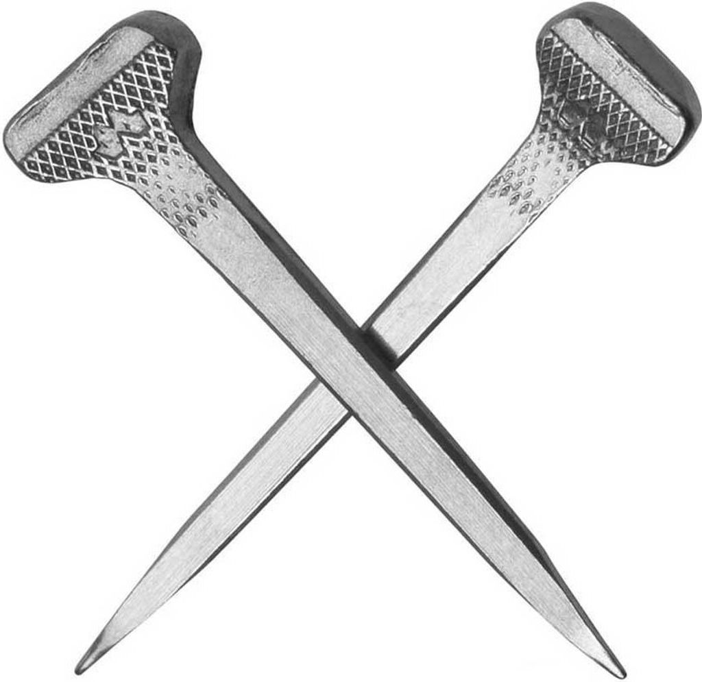Mustad Hammer Head Hufeisennägel 250 Einheiten Silber 41 mm Silber 41 mm
