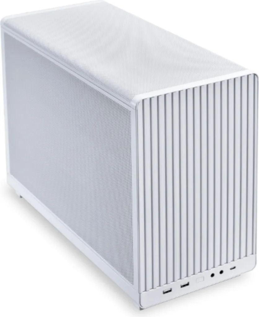 Boîtier PC Micro-ATX Lian Li A3-mATX White - Format Mini Tour Blanc