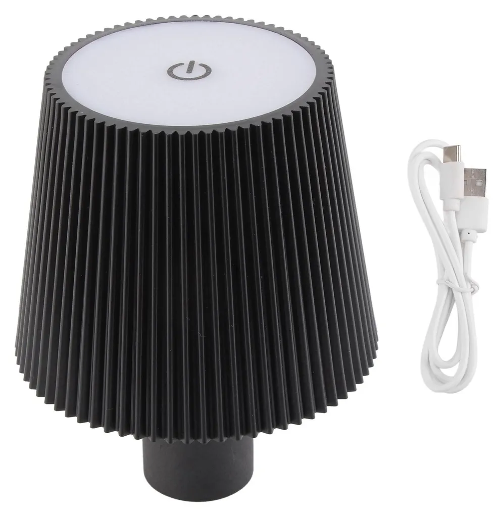 Lampe bouteille sans fil étanche 2000 mAh batterie longue durée noir