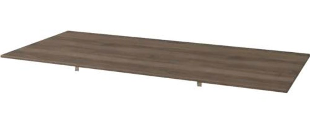 Waschtischplatte Jungborn 101 x 46 cm Nussbaum gebürstet Holz Ohne Ausschnitt