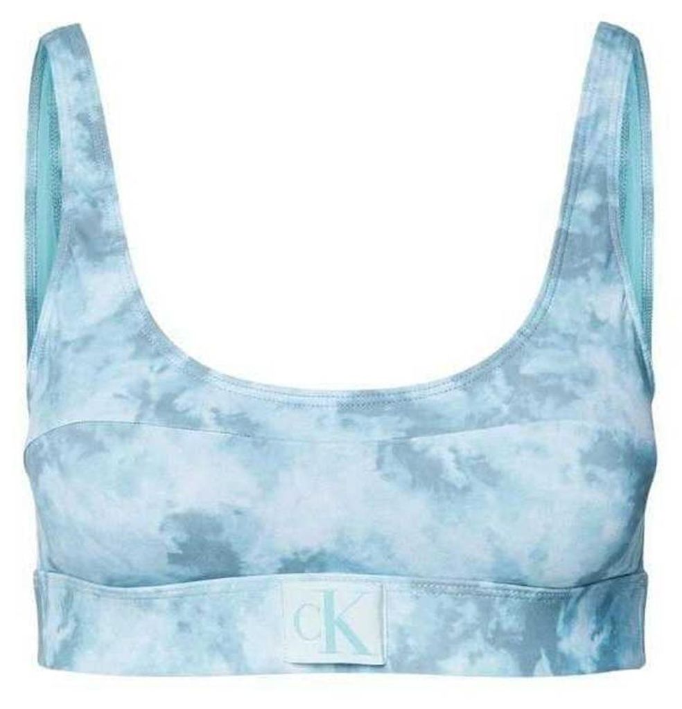Calvin Klein - Bikini Oberteil für Damen NA890 (L) (Blau)