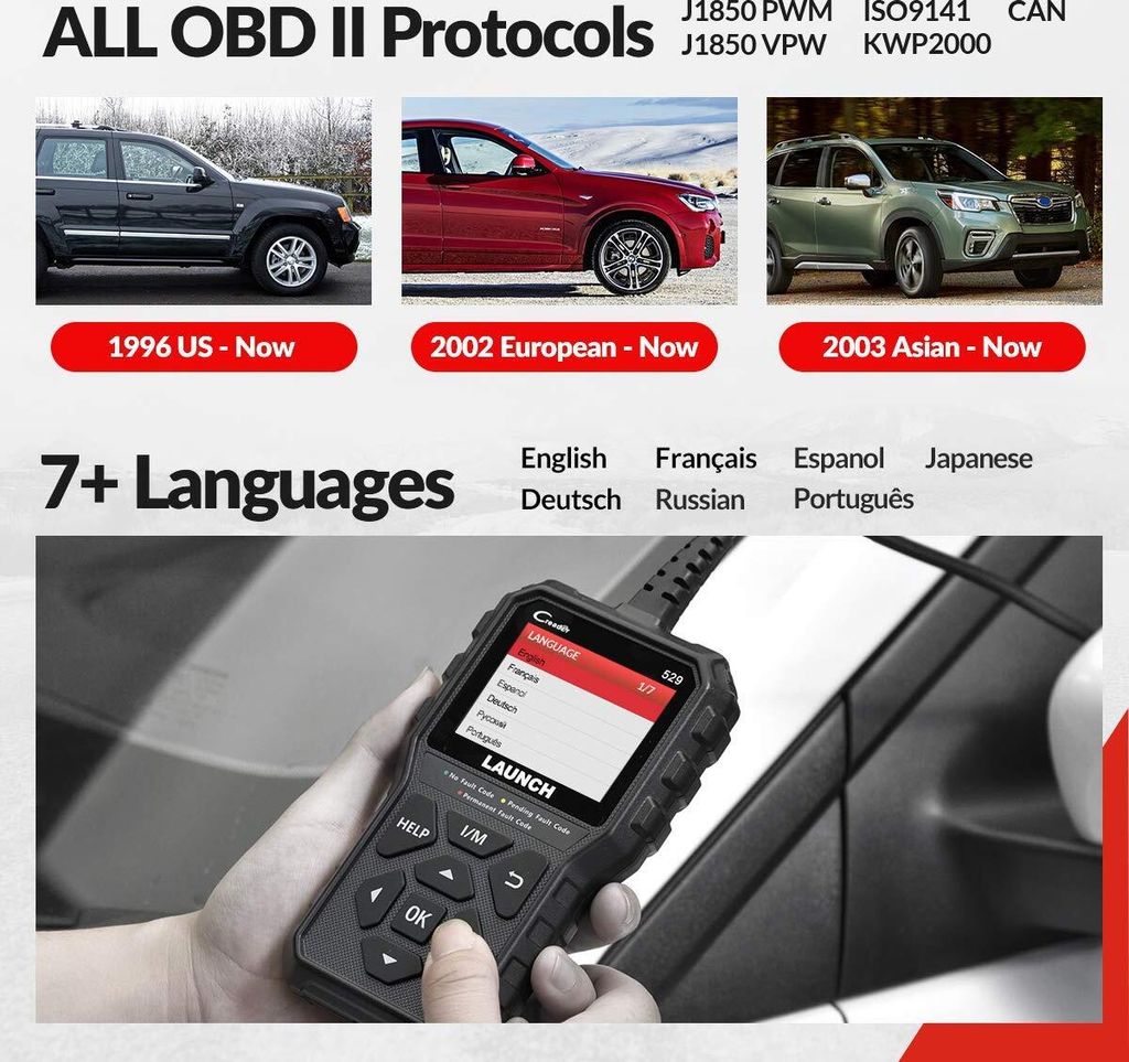 LAUNCH OBD2 Diagnosegerät CR529 KFZ Diagenosegerät Produktbild 7