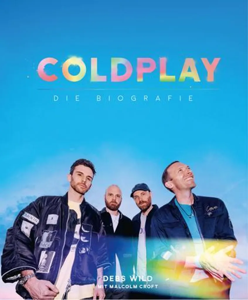 Sweat à Capuche Coldplay Logo Officiel en Coton Bio Noir pour Adulte