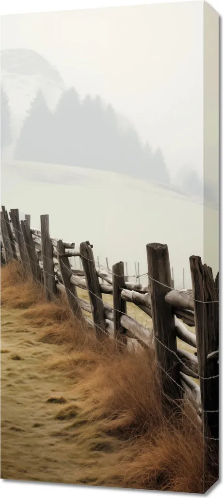Image Brouillard 40x90 cm pour Bureau ou Salon - Ambiance Calme et Zen