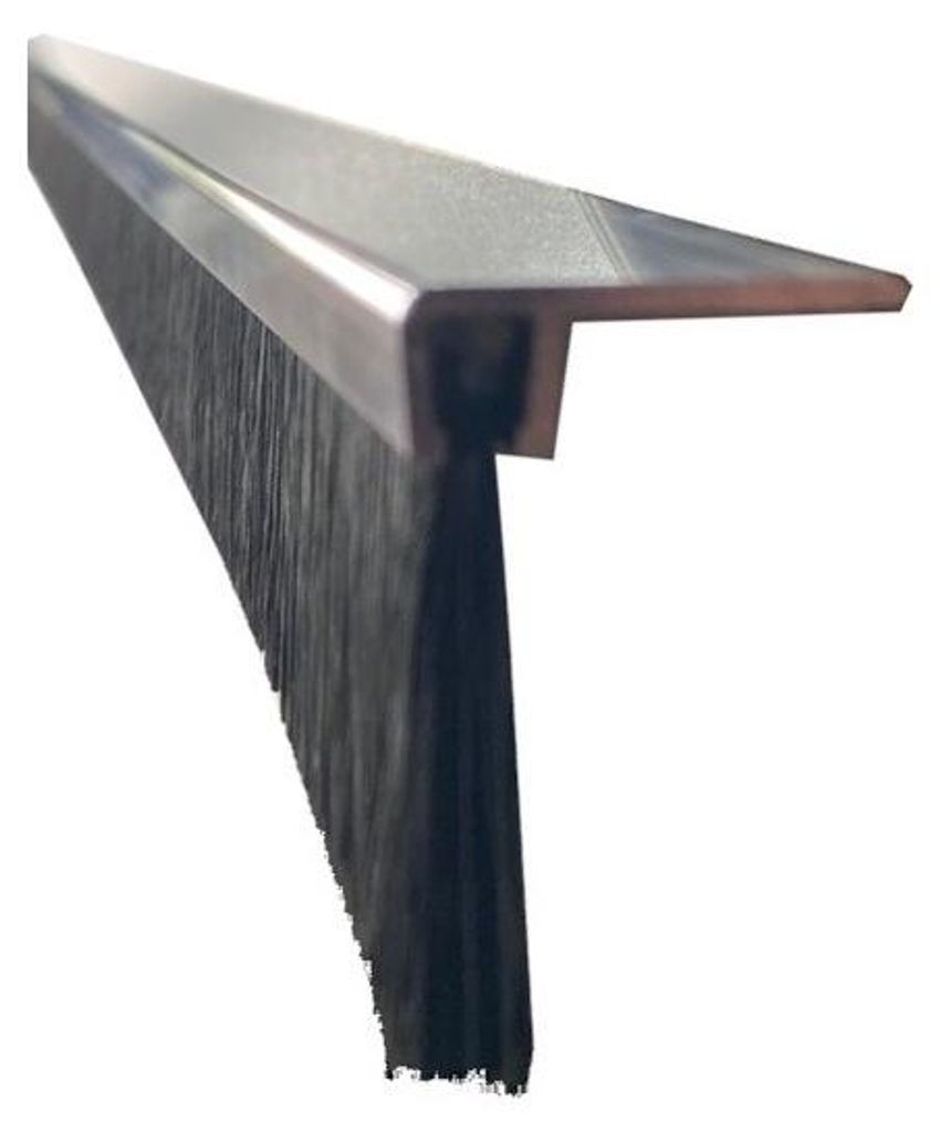 Winkel-Bürstendichtung 50 x 1000mm Aluschiene AF5/25, Produktbild 