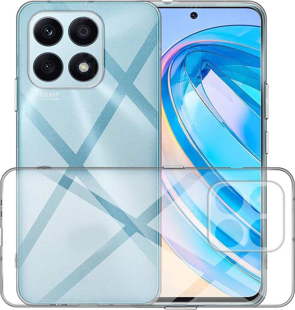 Für Honor X8a Silikon Schutz Transparent Handy Tasche Hülle Cover Case TPU dünn Neu
