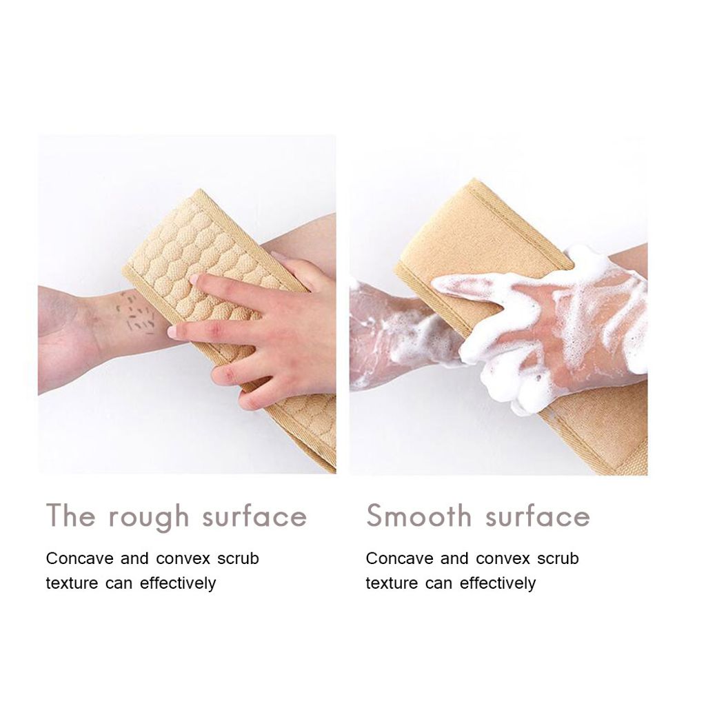 Exfoliating Back Scrubber,Exfoliating Bath Towel,Back Scrubber,Badetuch,Soft Loofah Back Scrubber