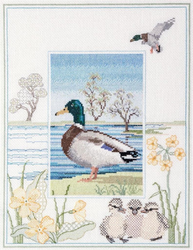 Bothy Threads Kreuzstich-Set "Tierwelt - Stockente", Produktbild 