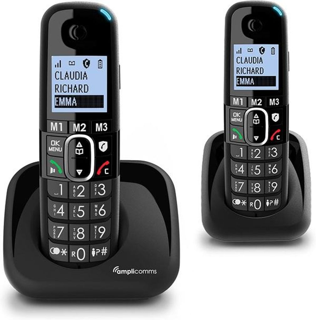 Amplicomms BigTel 1502 Duo, téléphone DECT sans Fil à Image du produit 