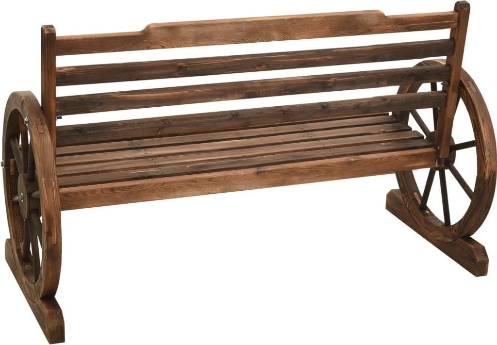 vidaXL Záhradná lavička 112 cm z masívneho jedľového dreva Obrázok produktu 4