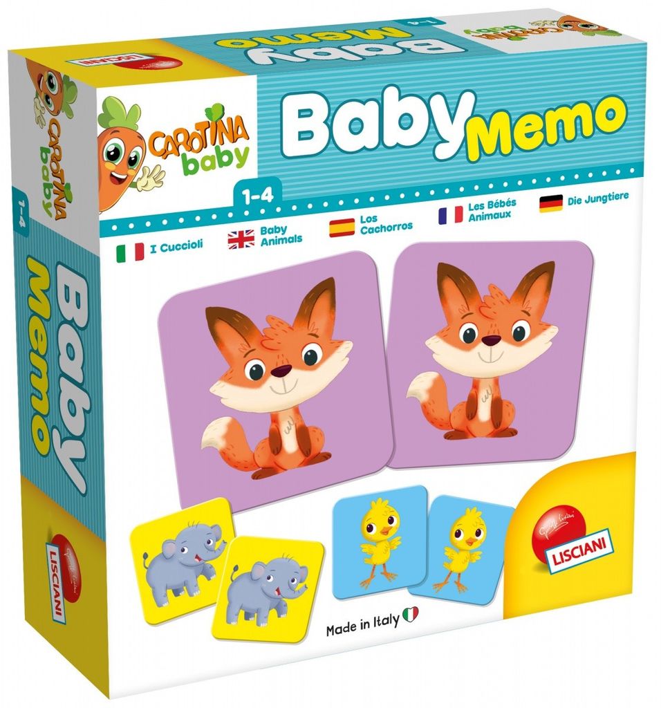 Carotina Baby Memoria Tiere Spiel Produktbild 