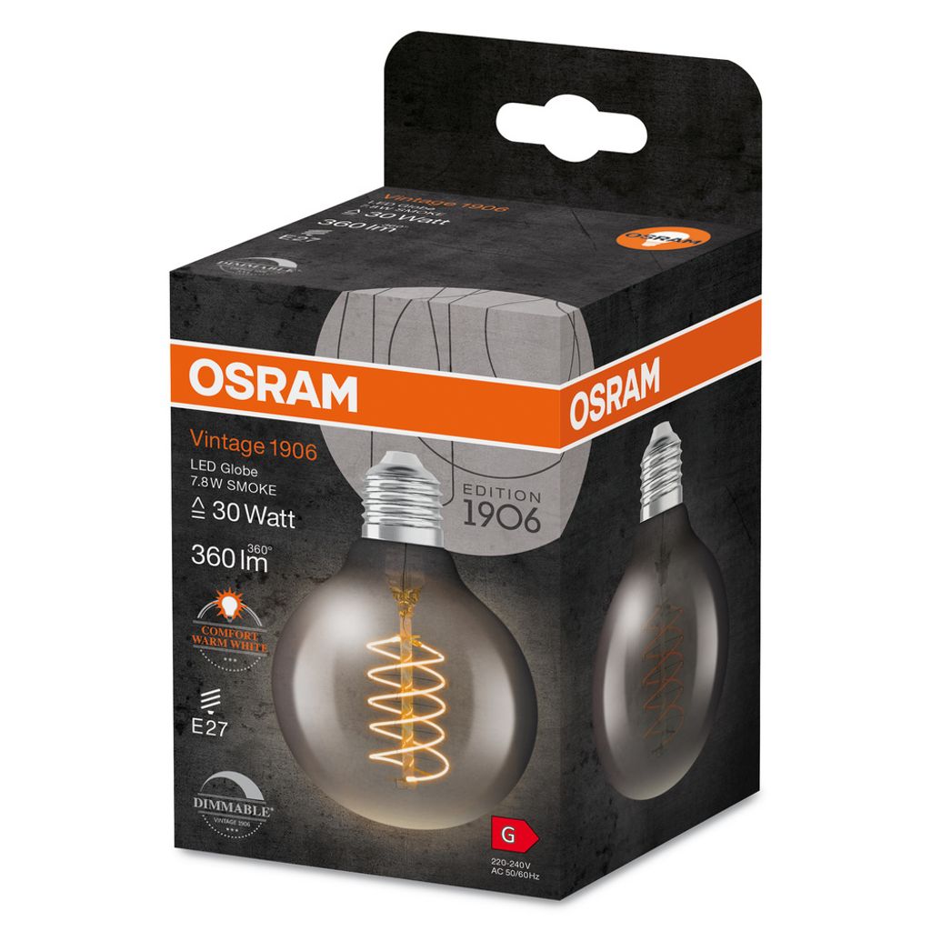 OSRAM LED Filament Globe 80 D 7,8W/818 FIL SM E27 351655 Produktbild 