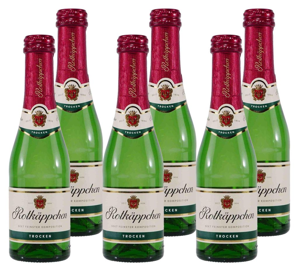 24 x 0,2 l | Rotkäppchen Sekt trocken Piccolo | 11 % vol Immagine del prodotto 