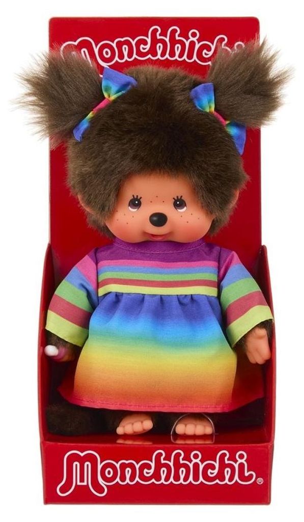 Sekiguchi Monchhichi 20cm Rainbow Dress Girl Kuscheltiere