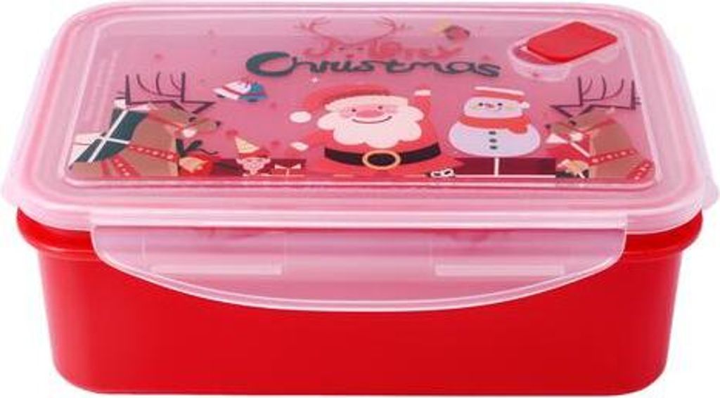 Dose Mit Ventil-Weihnachtsmotiv 22.5*15.2*7.4Cm 1,5L