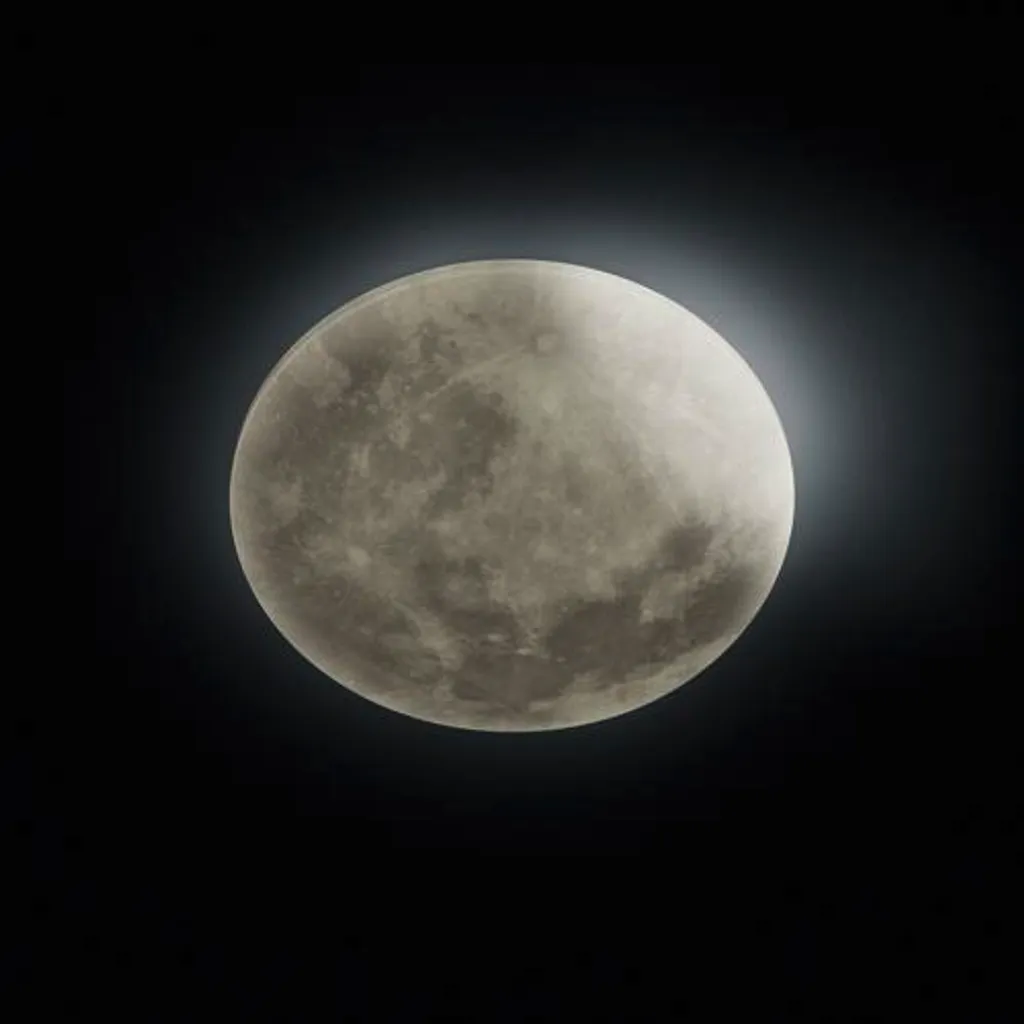 Plafonnier LED Dimmable LUNAR Effet Phase de Lune et Mode Veilleuse - 18