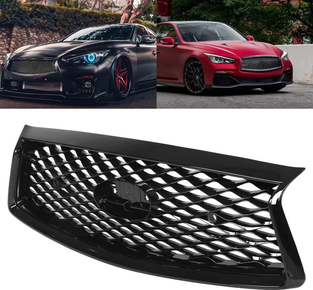Calandre avant Infiniti Q50 2018-2021 Noir Brillant Style Eau Rouge