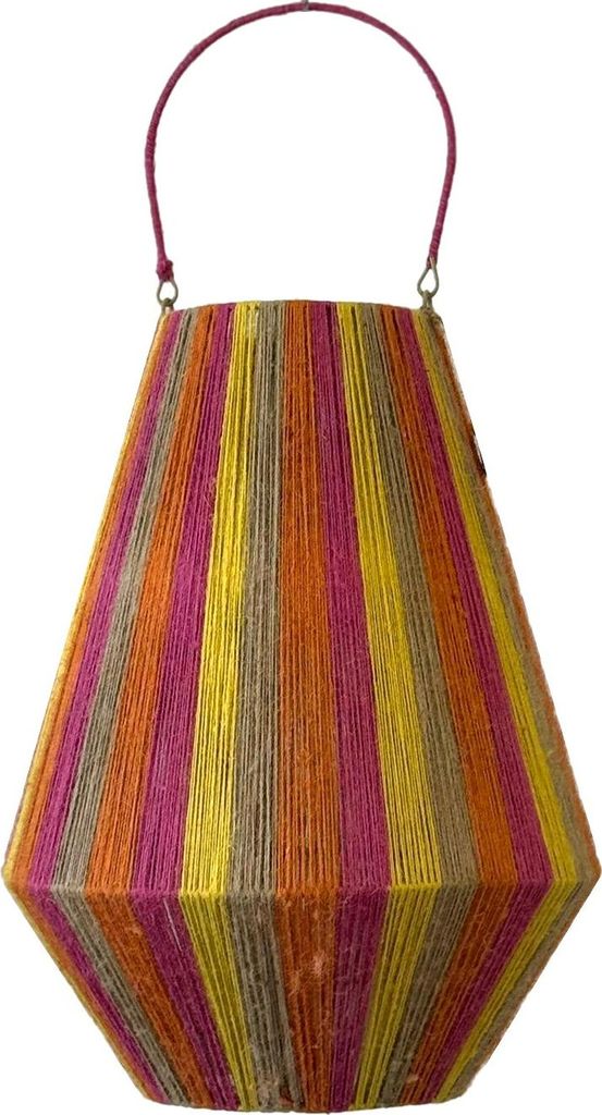 Van der Leeden Laterne STRIPED Jute Produktbild 