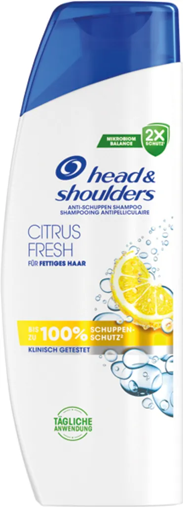 Head & Shoulders Agrumi Freschi 200ml - Shampoo Famiglia Capelli Grassi