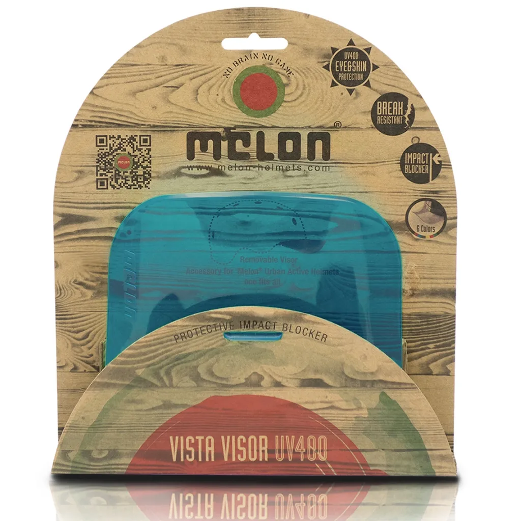 Melon Vista Visor Bleu Glacier : Visière UV400 de Taille Unique - 3