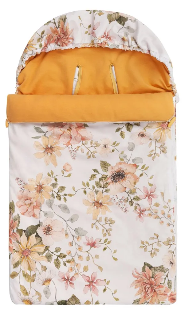 Chancelière légère en coton vintage pour poussette et landau 0-12m