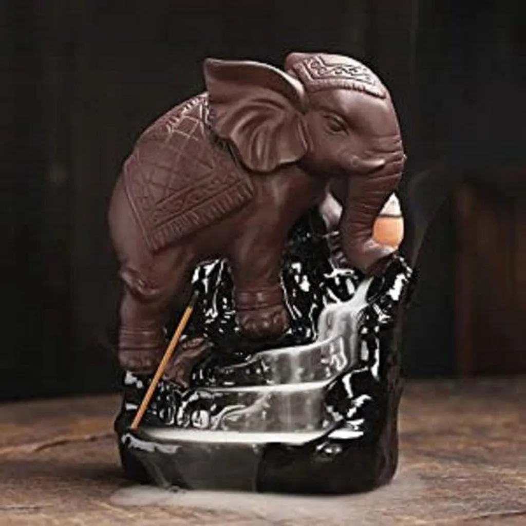 Refoulement de fumée sans odeur de brûlé - Fontaine encens antistress 25cm