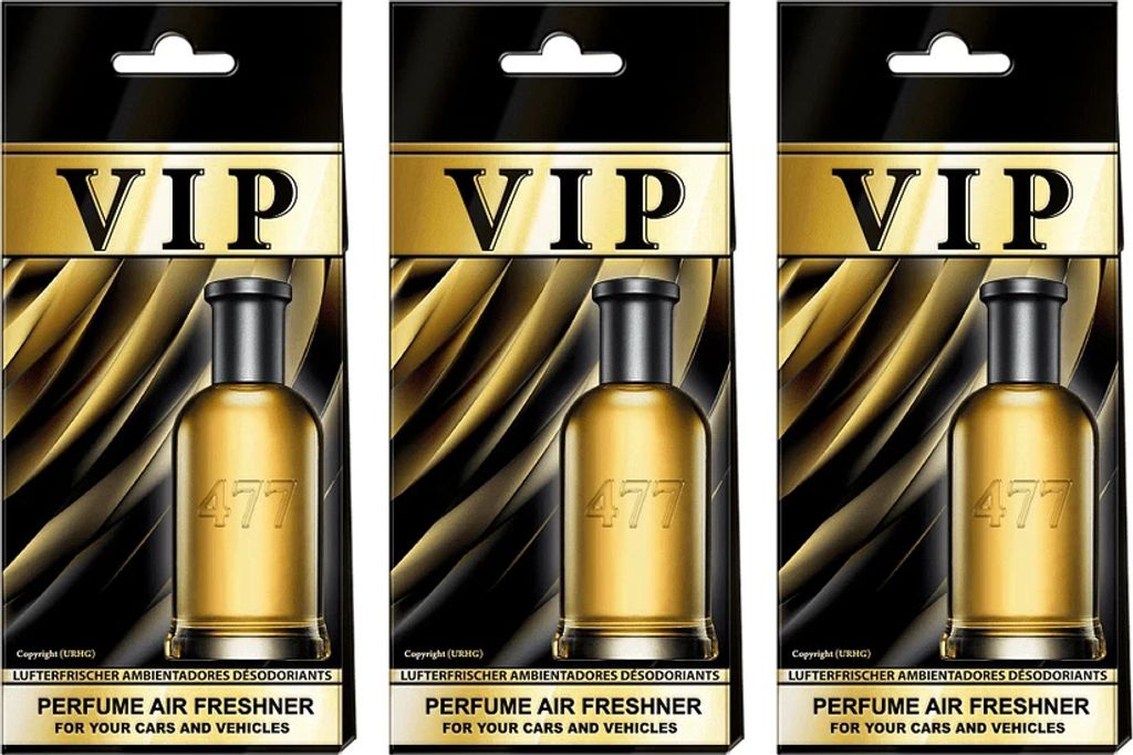 3x Auto Duft VIP 477,Lufterfrischer Auto,Duftbaum auto,Auto zubehör,Duftspender