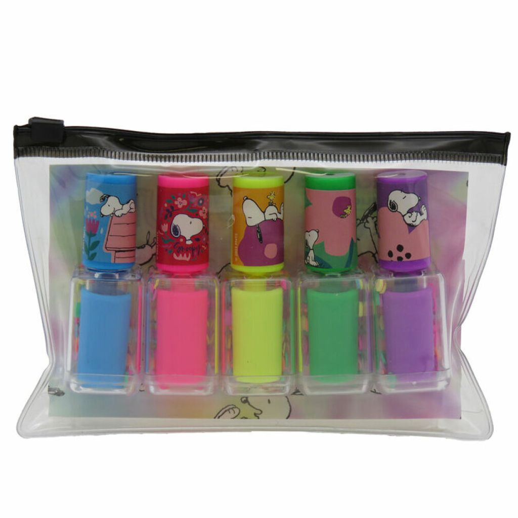 Snoopy Set Aus 5 Nagellack-förmigen Highlightern    One Produktbild 