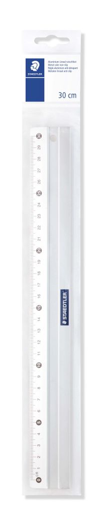STAEDTLER 563 30 Metall-Lineal aus Aluminium 300 mm Image du produit 