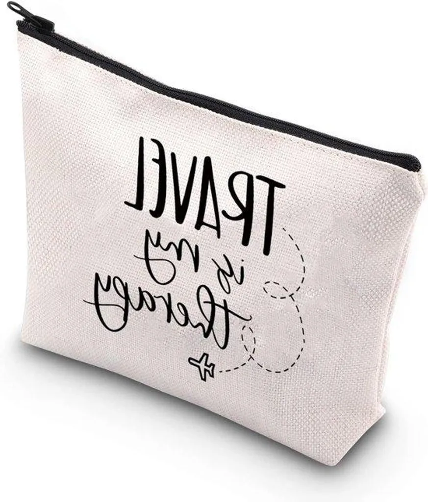 Trousse de maquillage voyage blanche pour bagage cabine et weekend